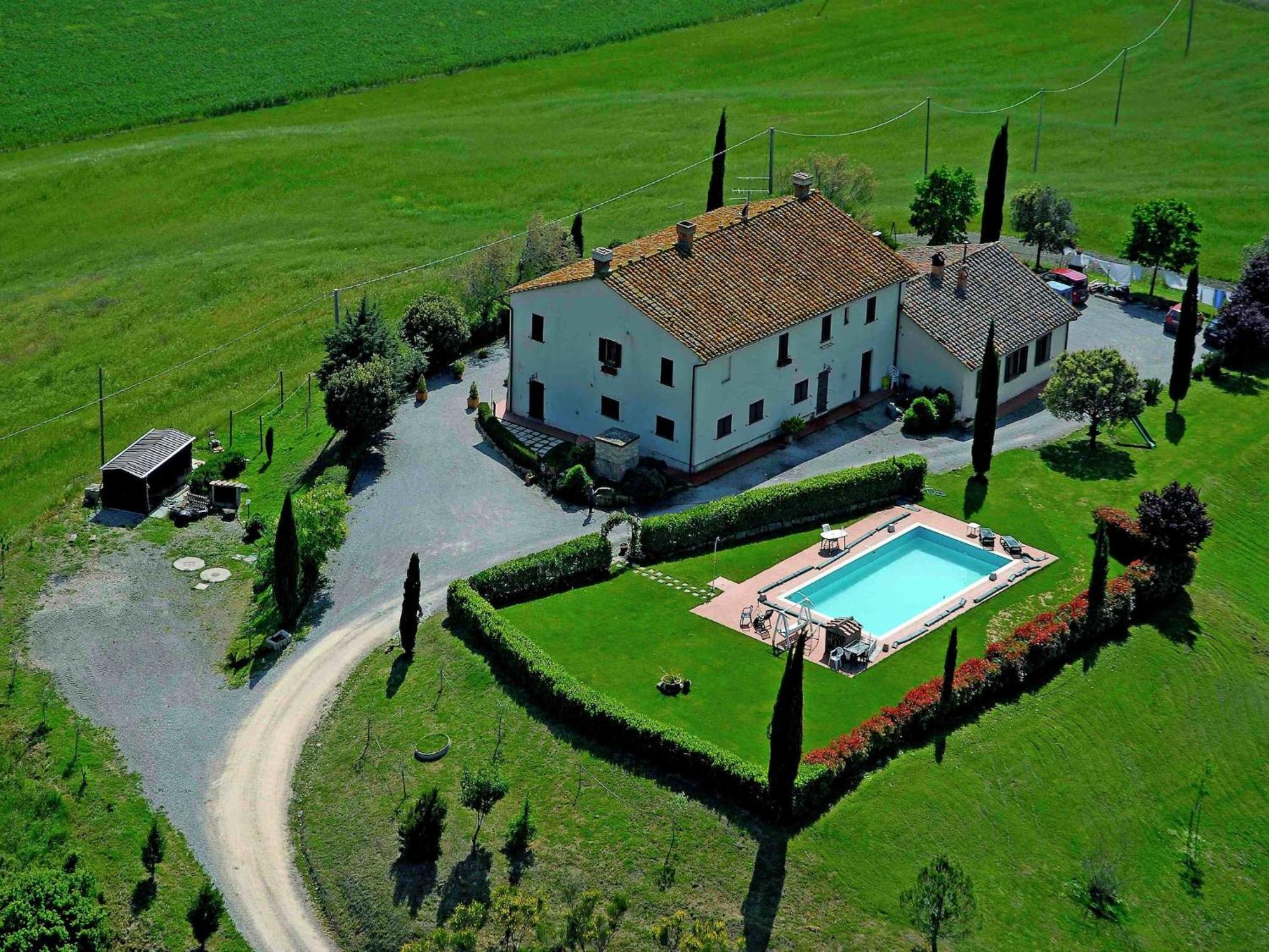 Modern Farmhouse In Pienza With Pool Exterior photo